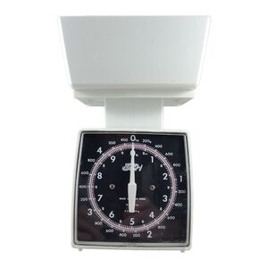 𝅺VINTAGE SSH Kitchen Weigh Scale MCM 10lb kg Retro Plastic